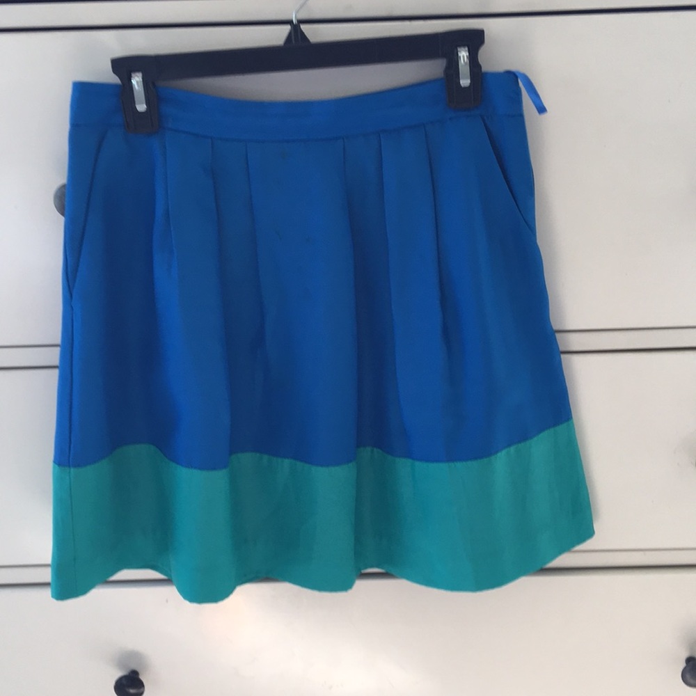 J. Crew Colorblock Mini Skirt